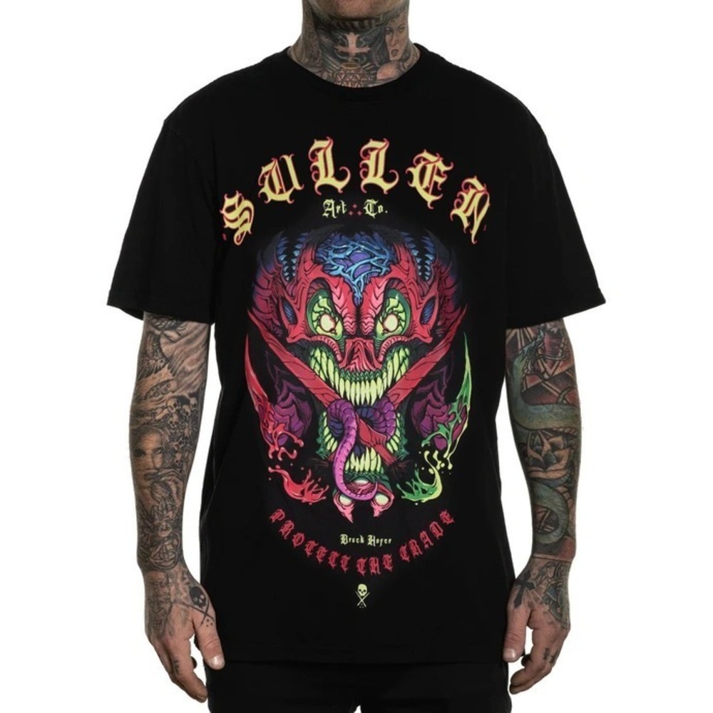 Hip Hop 90's Retro T-shirt, Sullen - Hofer Badge  T-shirt
